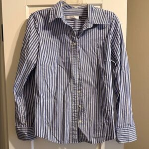 Classic Blue and White Striped Shirt